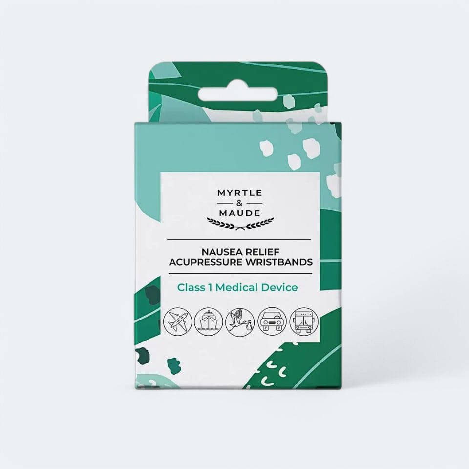 Myrtle and Maude Morning Sickness Acupressure Wristbands